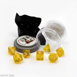 Pizza Dungeon Lucky Dice: Clear Yellow