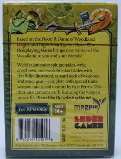 Root: The Tabletop Roleplaying Game - Equipment Deck -Toy Game Store 84 50 Root TTRPG Equipment Deck B