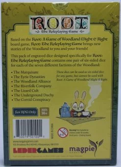 Root: The Tabletop Roleplaying Game - Faction Dice Set -Toy Game Store 84 50 Root TTRPG Faction Dice Set B