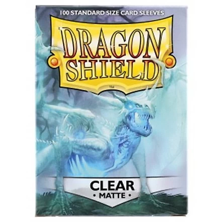 Dragon Shield Sleeves: Matte - Clear (100) 3 Dragon Shield Sleeves: Matte - Clear (100)