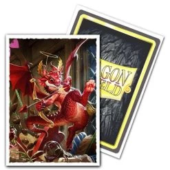 Dragon Shield Sleeves: Art: Matte - Valentine Dragon (100)