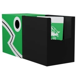 Dragon Shield Deckbox: Double Shell: Green/Black -Toy Game Store ATM30604a