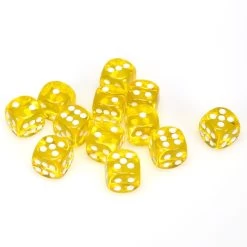 Translucent: 16mm D6 Yellow (12)