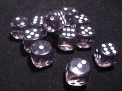 Translucent: 16mm D6 Smoke/White (12)