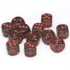 Translucent: 16mm D6 Smoke/Red (12) 2 Translucent: 16mm D6 Smoke/Red (12) -Toy Game Store CHX23618