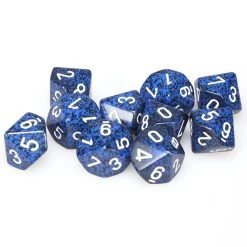 Speckled Poly D10 Stealth (10)