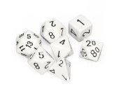 Opaque: Poly Set White With Black (7) 3 Opaque: Poly Set White With Black (7)