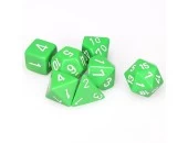 Opaque: Poly Set Green With White (7)