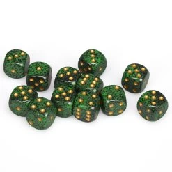 Speckled 16mm D6 Golden Recon (12)