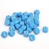 Opaque: 12mm D6 Lt Blue With White (36) -Toy Game Store CHX25816
