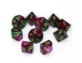 Gemini 3 D10 Green Purple/Gold (10)