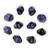 Gemini 3 D10 Black Blue/Gold (10) -Toy Game Store CHX26235