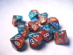 Gemini Poly D10 Copper Teal With Silver (10)
