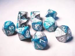 Gemini Poly D10 Steel Teal With White (10) 3 Gemini Poly D10 Steel Teal With White (10)