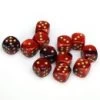 Gemini 16mm D6 Purple Red/Gold (12) -Toy Game Store CHX26626