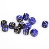 Gemini 3 16mm D6 Black Blue/Gold Black (12) 1 Gemini 3 16mm D6 Black Blue/Gold Black (12) -Toy Game Store CHX26635