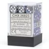 Gemini 12mm D6 Blue Silver/White (36) -Toy Game Store CHX26823