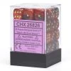 Gemini 12mm D6 Purple Red/Gold (36) -Toy Game Store CHX26826