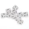Frosted Poly D10 Clear/Black (10) -Toy Game Store CHX27201