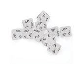Frosted Poly D10 Clear/Black (10)