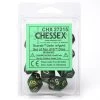 Scarab Poly D10 Jade/Gold (10) -Toy Game Store CHX27215