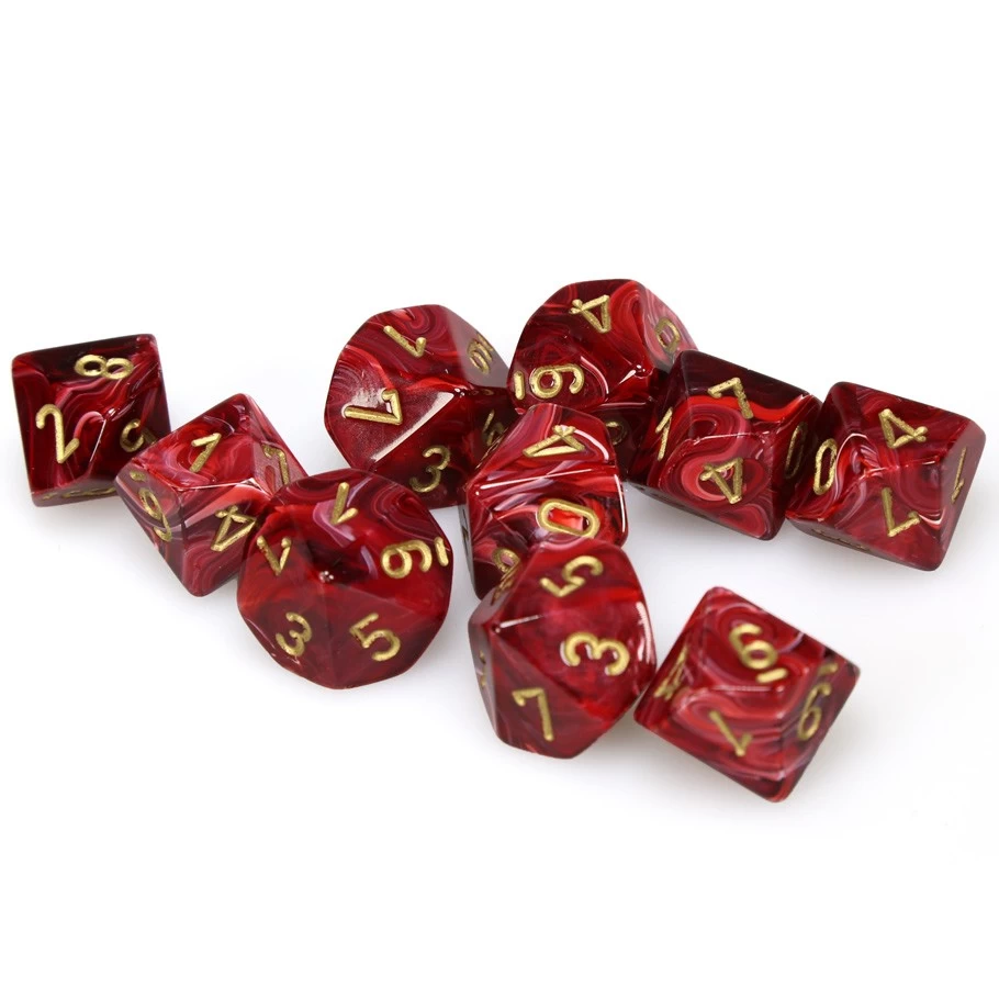 Vortex Poly D10 Burgundy/Gold (10) 3 Vortex Poly D10 Burgundy/Gold (10)