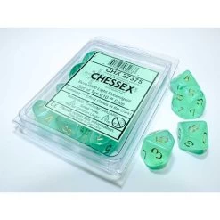 Borealis D10: Luminary Light Green/Gold Numbers (10)