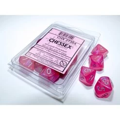 Borealis D10: Luminary Pink/Silver Numbers (10)