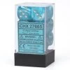 Cirrus 16mm D6 Aqua/Silver (12) -Toy Game Store CHX27665