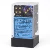 Lustrous 16mm D6 Shad/Golden Dice Block (12) 1 Lustrous 16mm D6 Shad/Golden Dice Block (12) -Toy Game Store CHX27699