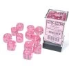 Borealis Luminary 16mm D6 Pink/Silver (12) -Toy Game Store CHX27784