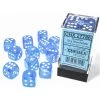 Borealis Luminary 16mm D6 Sky Blue/White (12) 1 Borealis Luminary 16mm D6 Sky Blue/White (12) -Toy Game Store CHX27786