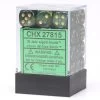 Scarab: 12mm D6 Jade/Gold Block (36) 2 Scarab: 12mm D6 Jade/Gold Block (36) -Toy Game Store CHX27815