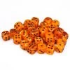 Vortex 12mm D6 Orange/Black Block (36) 1 Vortex 12mm D6 Orange/Black Block (36) -Toy Game Store CHX27833
