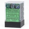 Festive 12mm D6 Green/Silver (36) -Toy Game Store CHX27845
