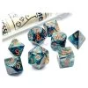 Chessex Lab Dice: 7-Set Tube - Lustrous Alpestris/Orange 2 Chessex Lab Dice: 7-Set Tube - Lustrous Alpestris/Orange -Toy Game Store CHX30049
