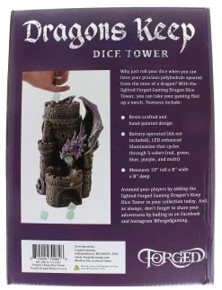 Dragons Keep Dice Tower - Purple Dragon -Toy Game Store DKP TWR SF 311 PURPa