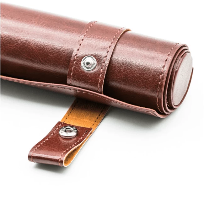 Foam Brain Games: Black Roll Up Dice Mat - Red Leatherette 6 Foam Brain Games: Black Roll Up Dice Mat - Red Leatherette - Image 4