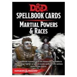 D&D: Spellbook Cards - Martial Powers & Races