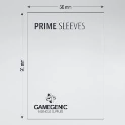 Gamegenic Prime White Card Sleeves (100) -Toy Game Store GG1020b sam8 bt