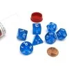 Koplow Games: 7-Dice Polyhedral Set - Blue/White 2 Koplow Games: 7-Dice Polyhedral Set - Blue/White -Toy Game Store KOP 03012