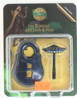 The Rogue: Lock And Pick D20 - Iron