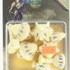 The Cleric: 8 Dice Set - Celestial Ivory 1 The Cleric: 8 Dice Set - Celestial Ivory -Toy Game Store PHD2306