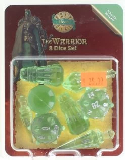 The Warrior: 8 Dice Set - Wraith