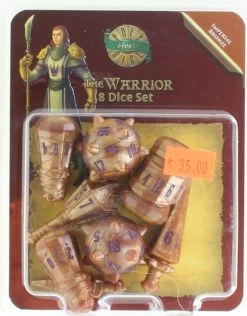 The Warrior: 8 Dice Set - Imperial Bronze