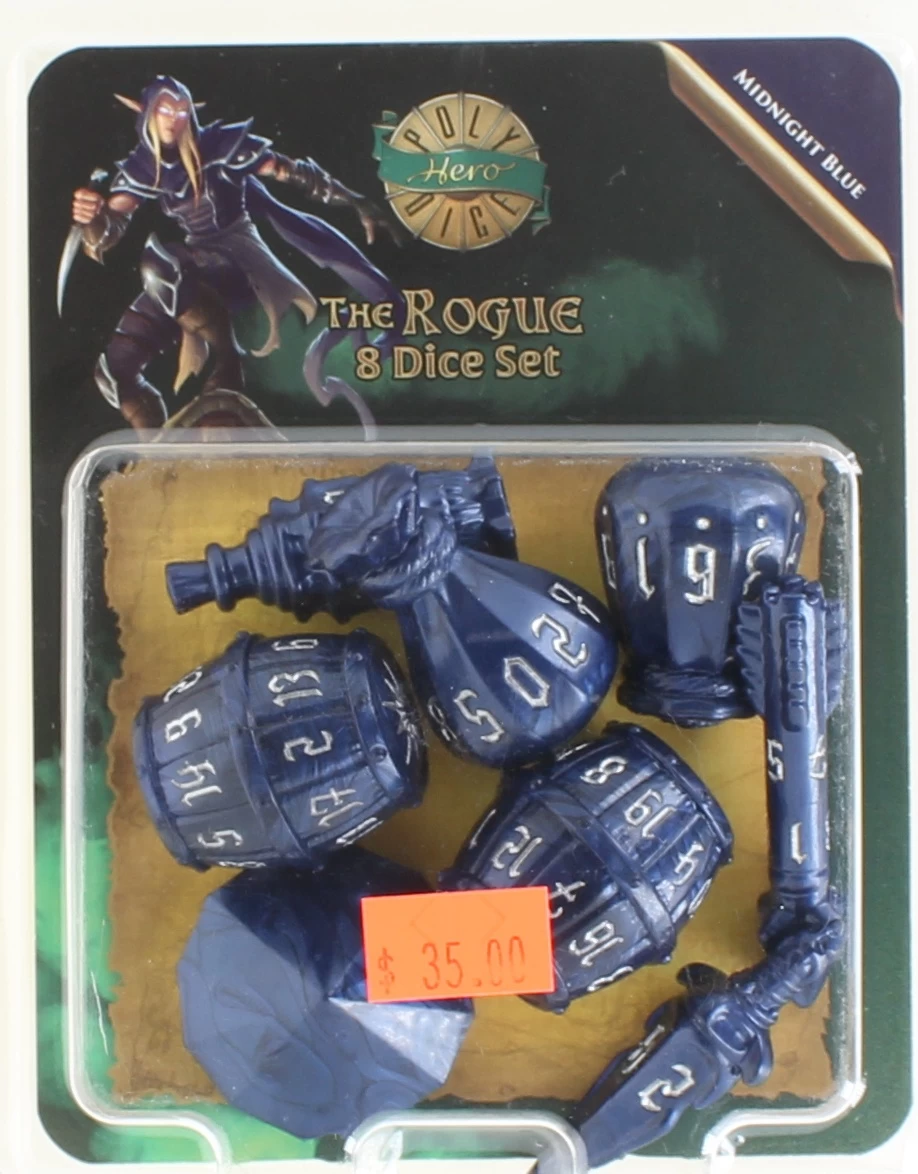 The Rogue: 8 Dice Set - Midnight Blue 3 The Rogue: 8 Dice Set - Midnight Blue