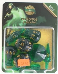 The Rogue: 8 Dice Set- Emerald Emissary
