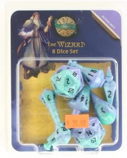 The Wizard: 8 Dice Set - Aether Mist