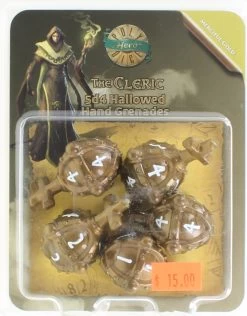 The Cleric: 5d4 Hallowed Hand Grenades - Merciful Gold