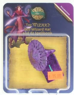 The Wizard: D20 Wizard Hat And D2 Spellbook - Wizardstone
